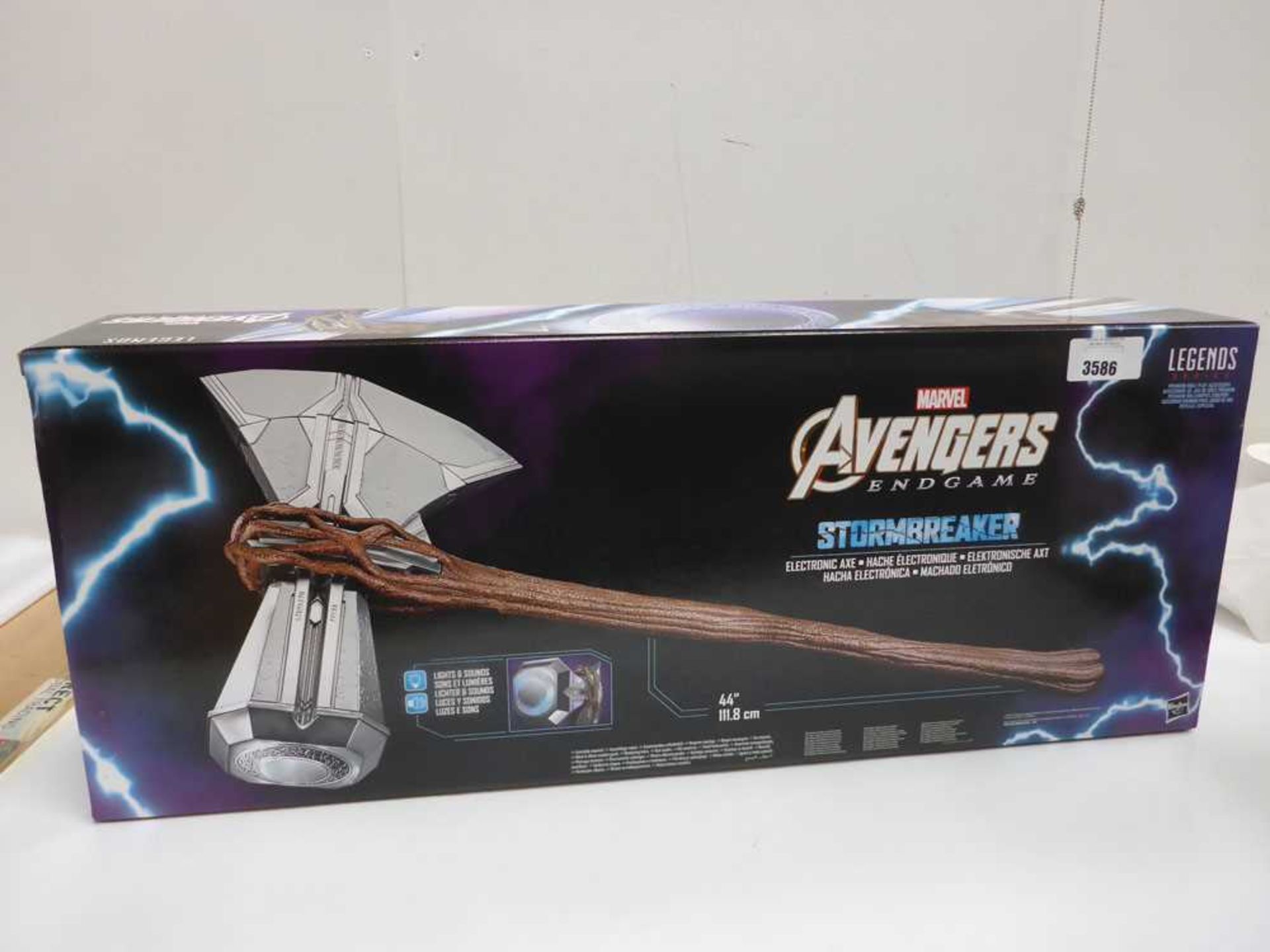 +VAT Hasbro Marvel Avengers Legend Series End Game Stormbreaker electronic axe