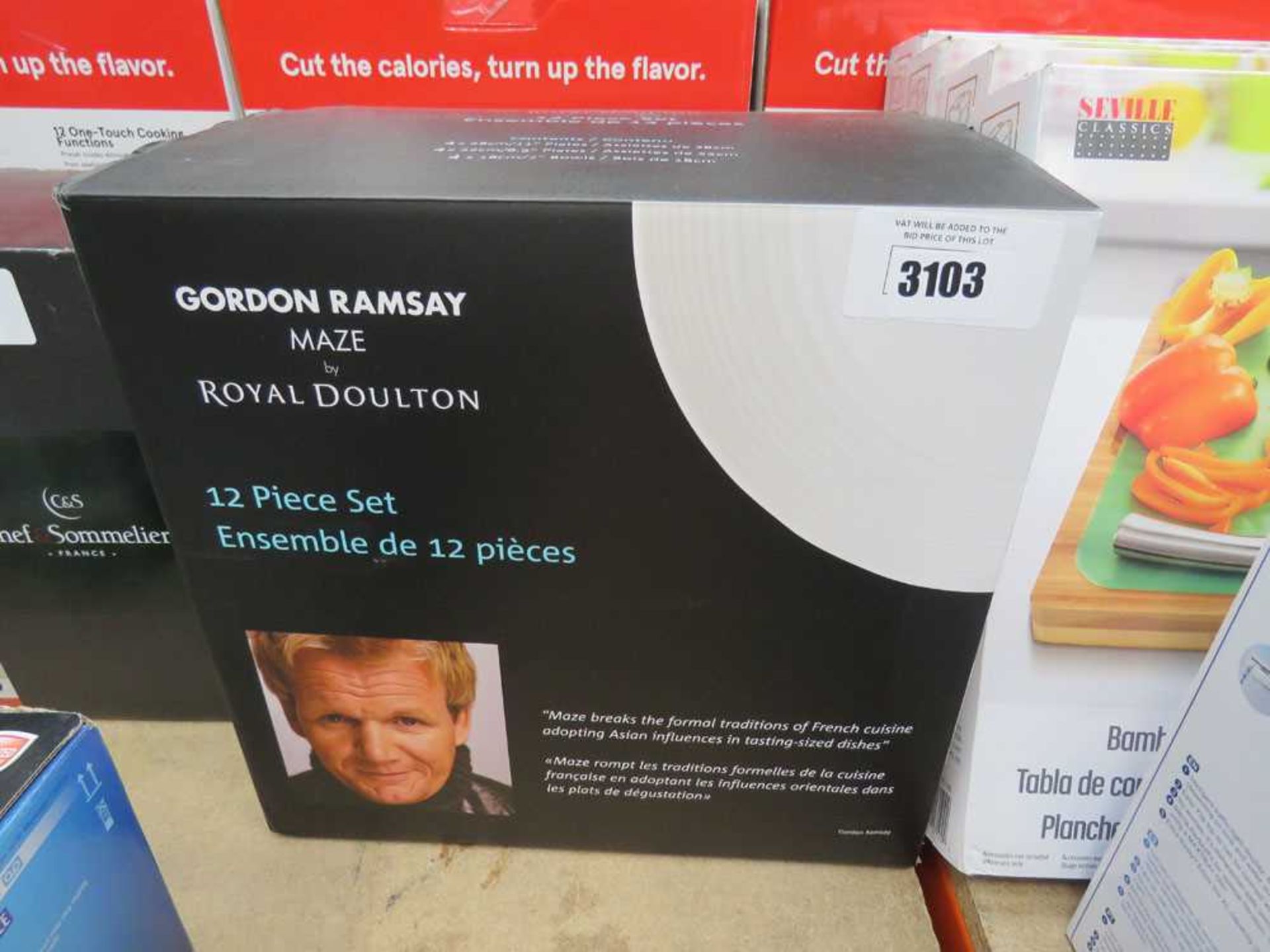 +VAT Gordon Ramsay Royal Doulton dinnerware set in box