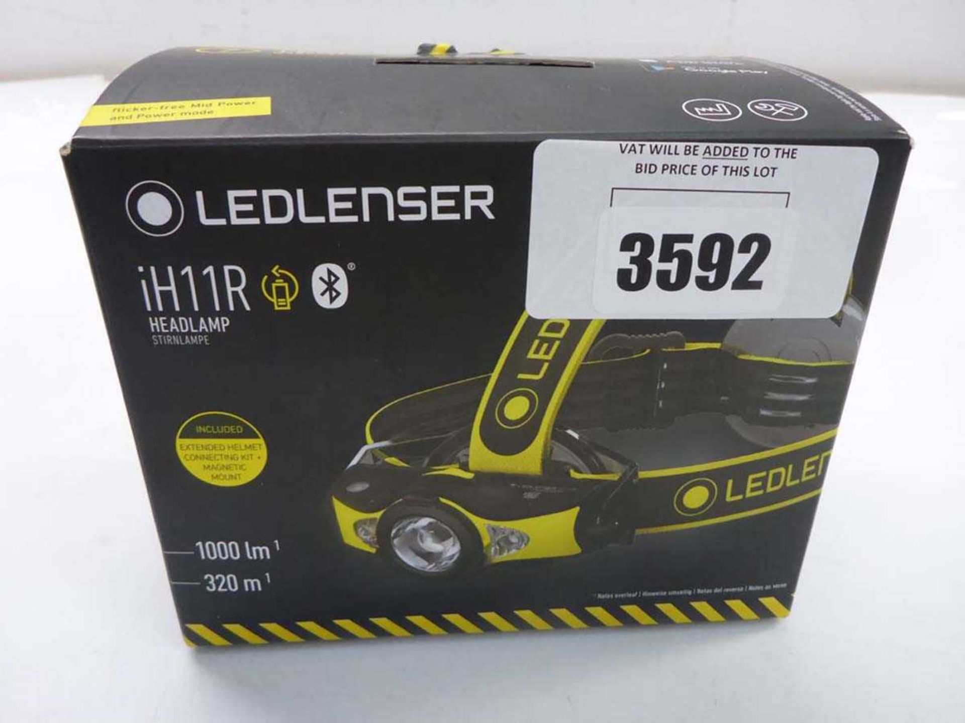+VAT Ledlenser iH11R Rechargeable LED Head Torch