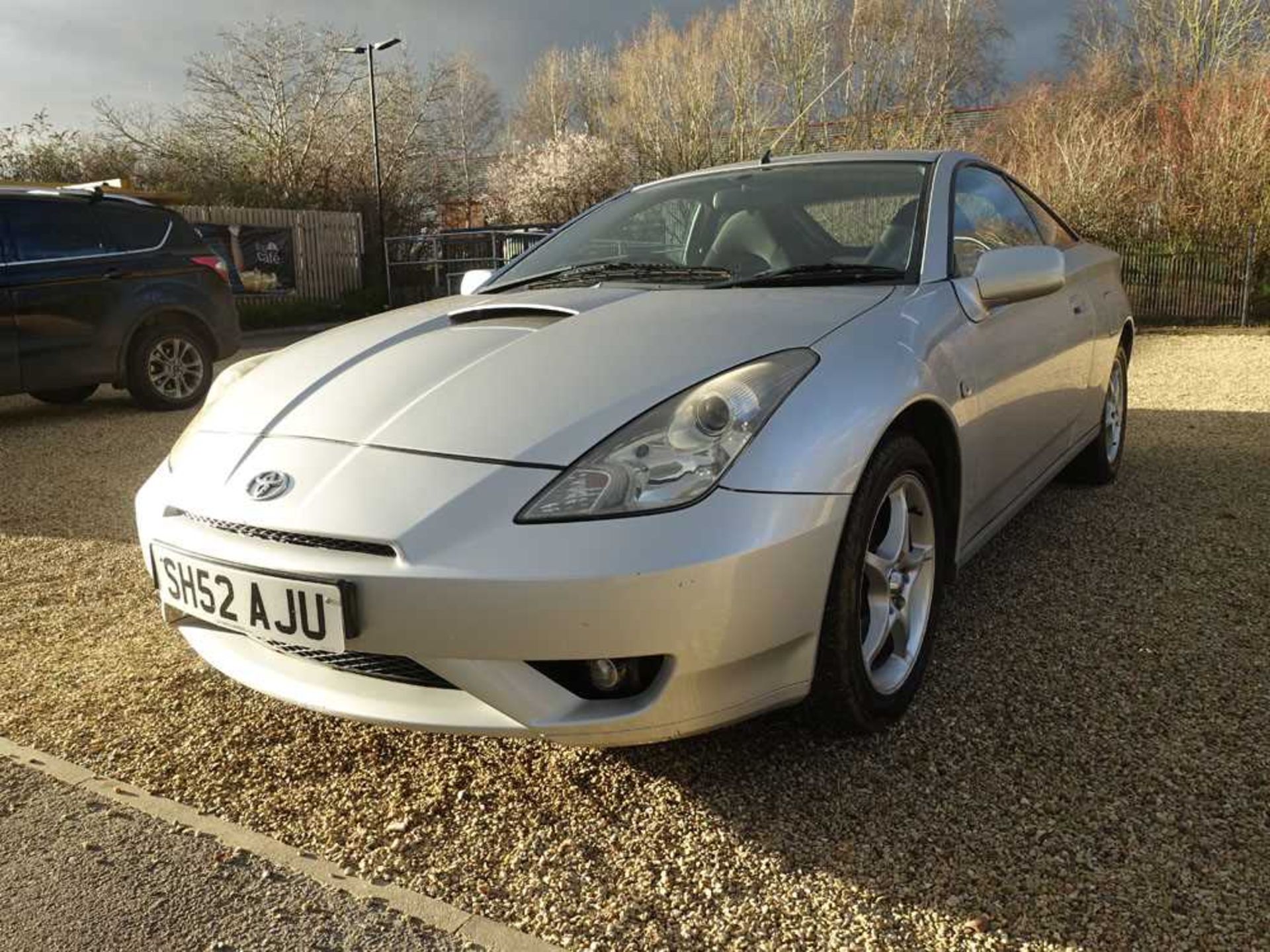 SH52 AJU (2002) Toyota Celica VVTI coupe in silver, petrol, 1794cc, V5 and two keys, 3 former