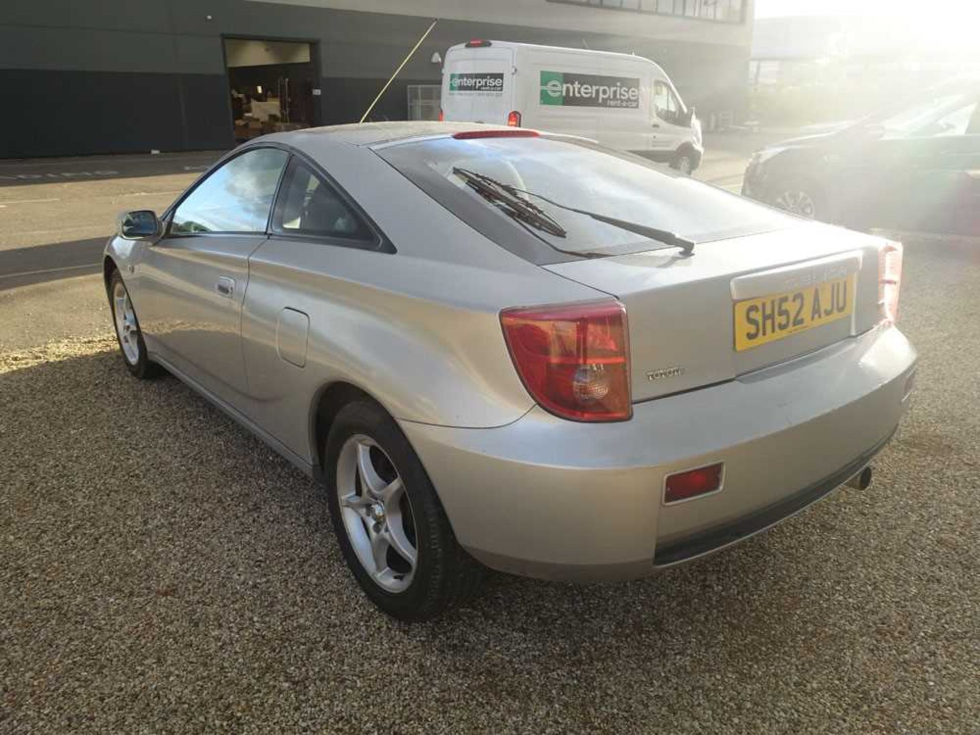 SH52 AJU (2002) Toyota Celica VVTI coupe in silver, petrol, 1794cc, V5 and two keys, 3 former - Image 4 of 10