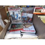 Box containing a large qty of Osprey Men at War military history books