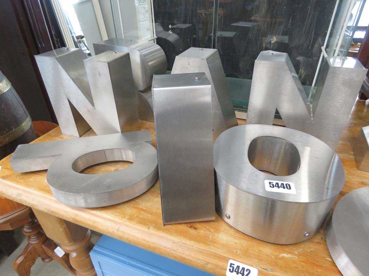 Qty of aluminum lettering - Image 2 of 3