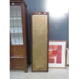 3 fold room divider with gold painted panels