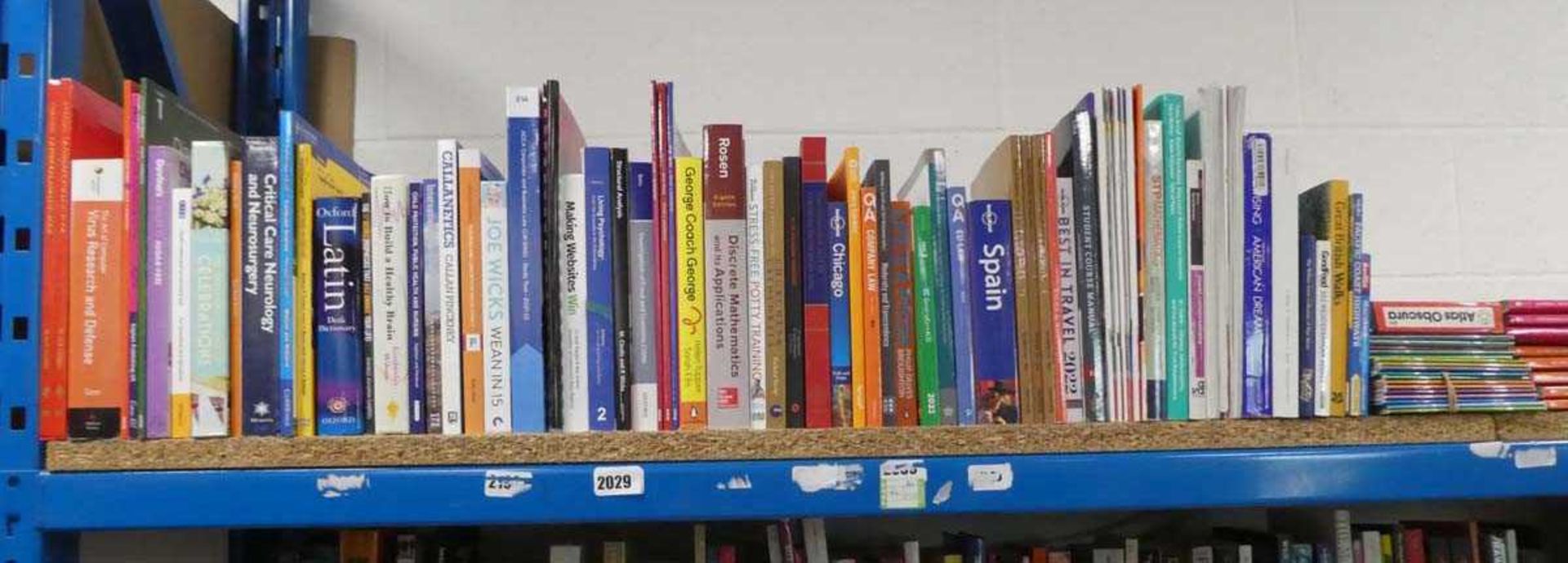 Selection of reference material books and language books from various publishers incl. Oxford, Mc