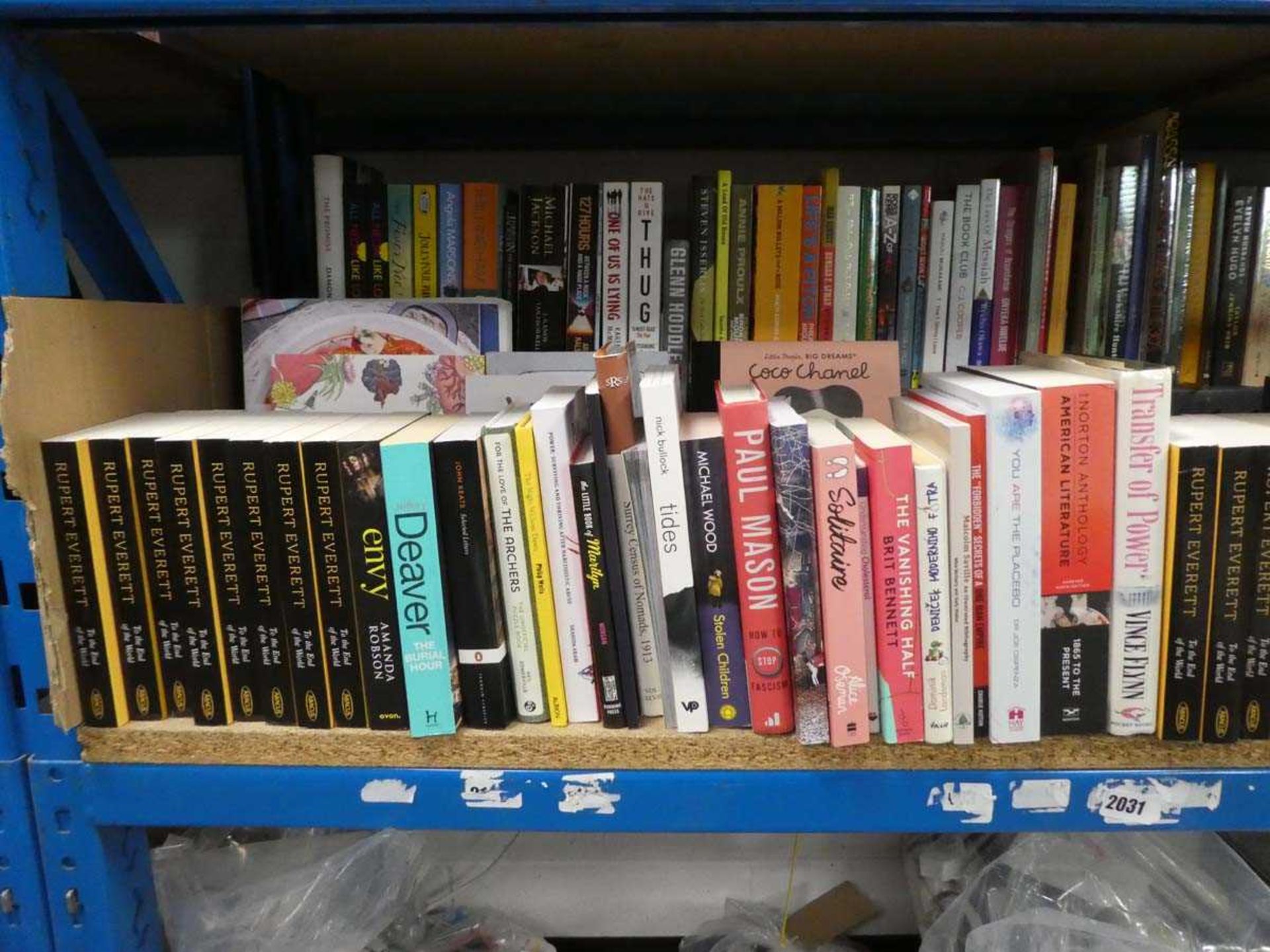 Shelf comprising hard back and paperback novels - Image 2 of 3