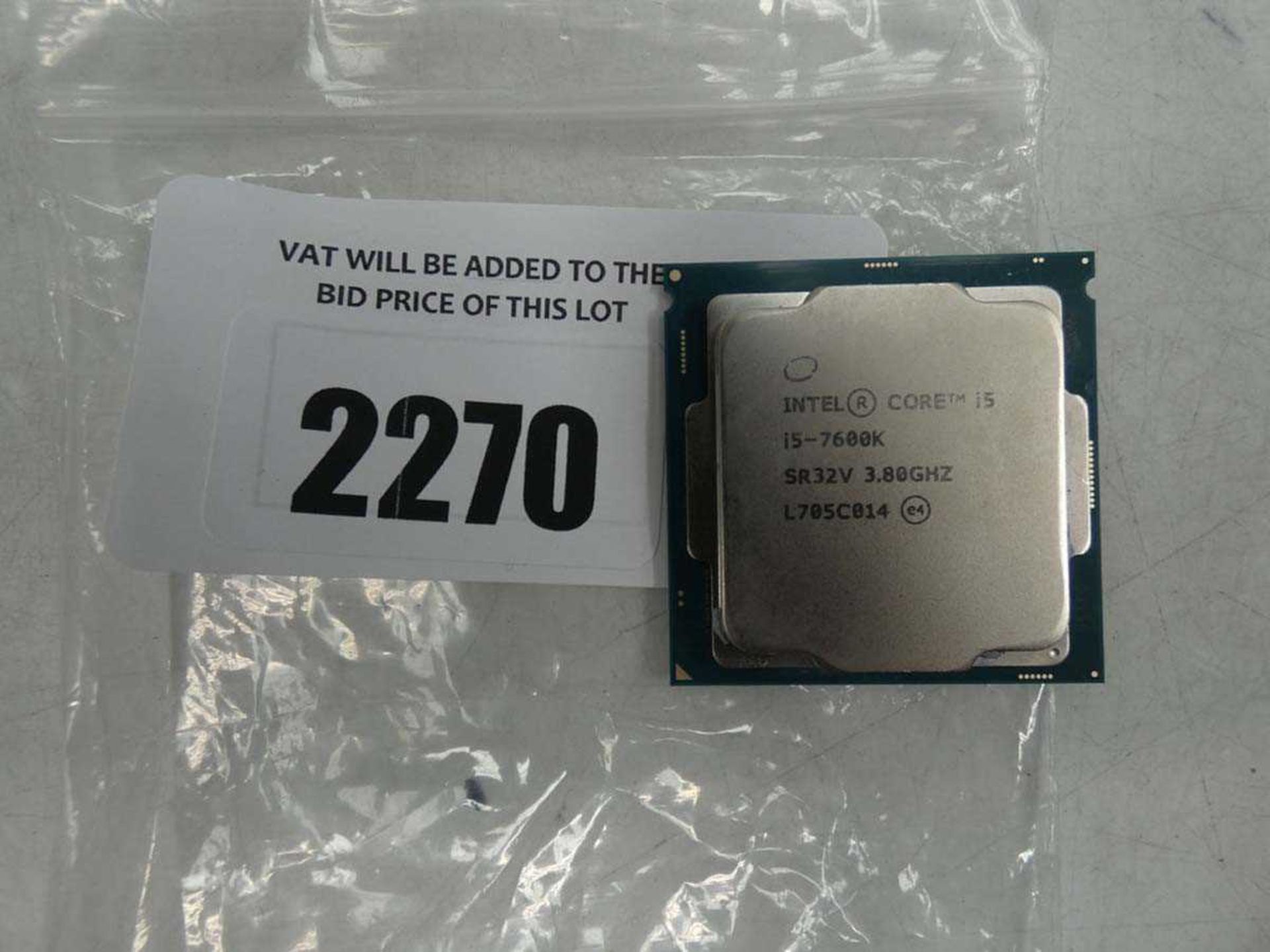 +VAT Intel Core i5-7600K processor
