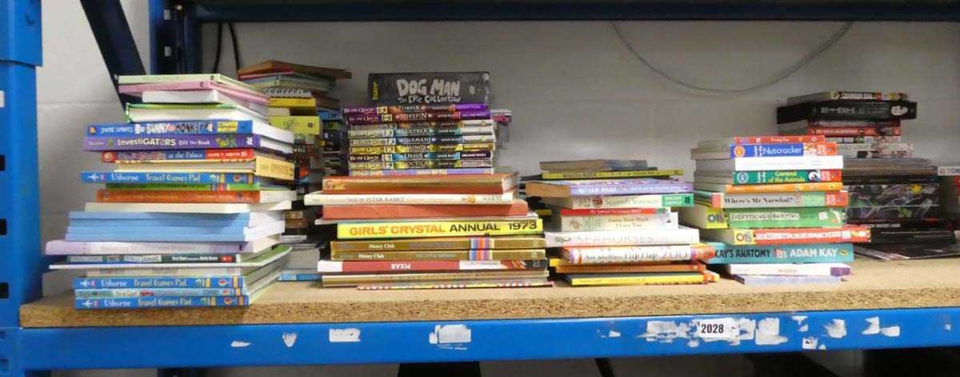 Selection of childrens books, puzzles books, annuals and graphic novels