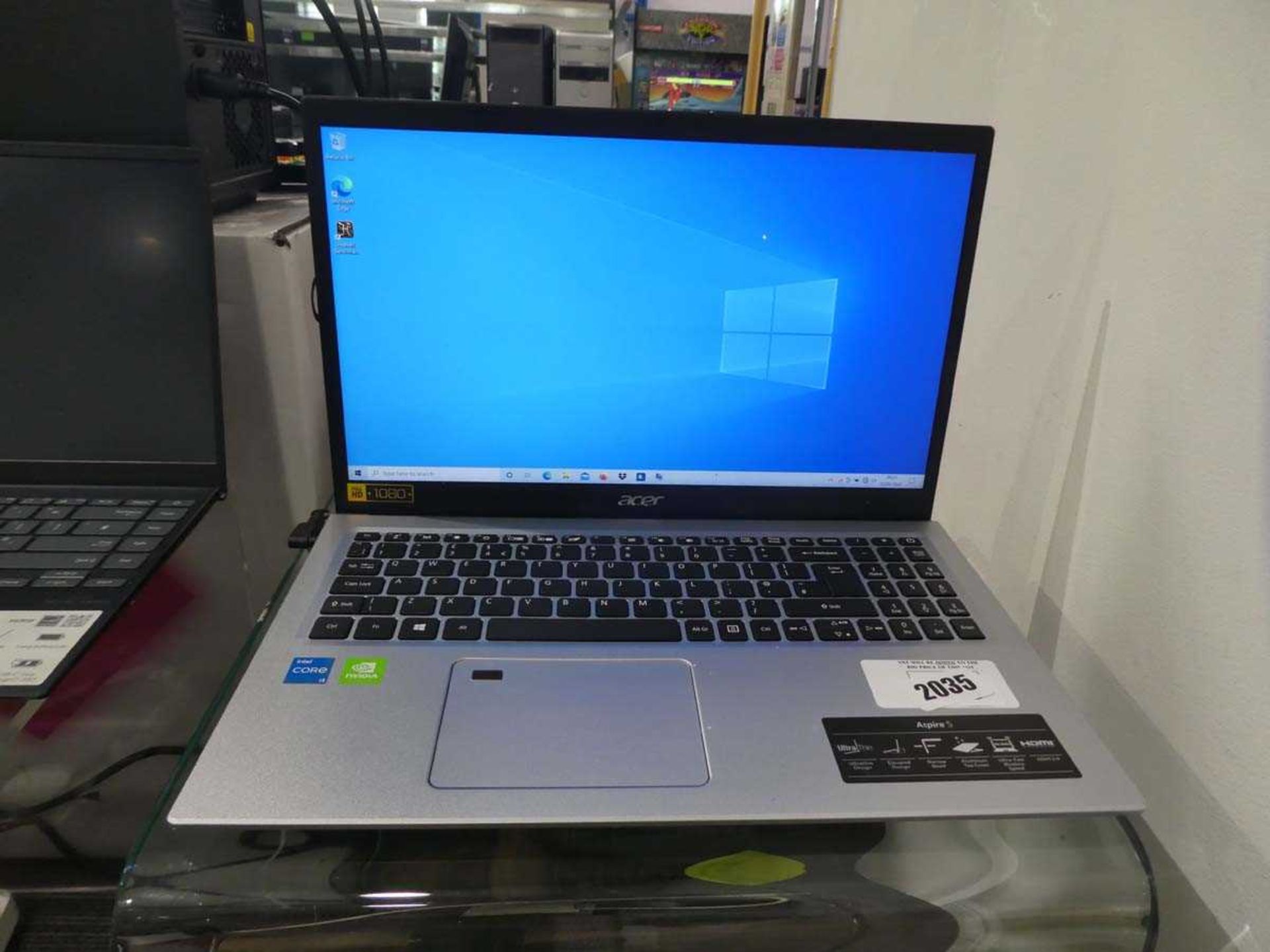 +VAT Acer Aspire 5 laptop core i3 11th gen. processor, 8gn ram, 256gb storage running windows 10