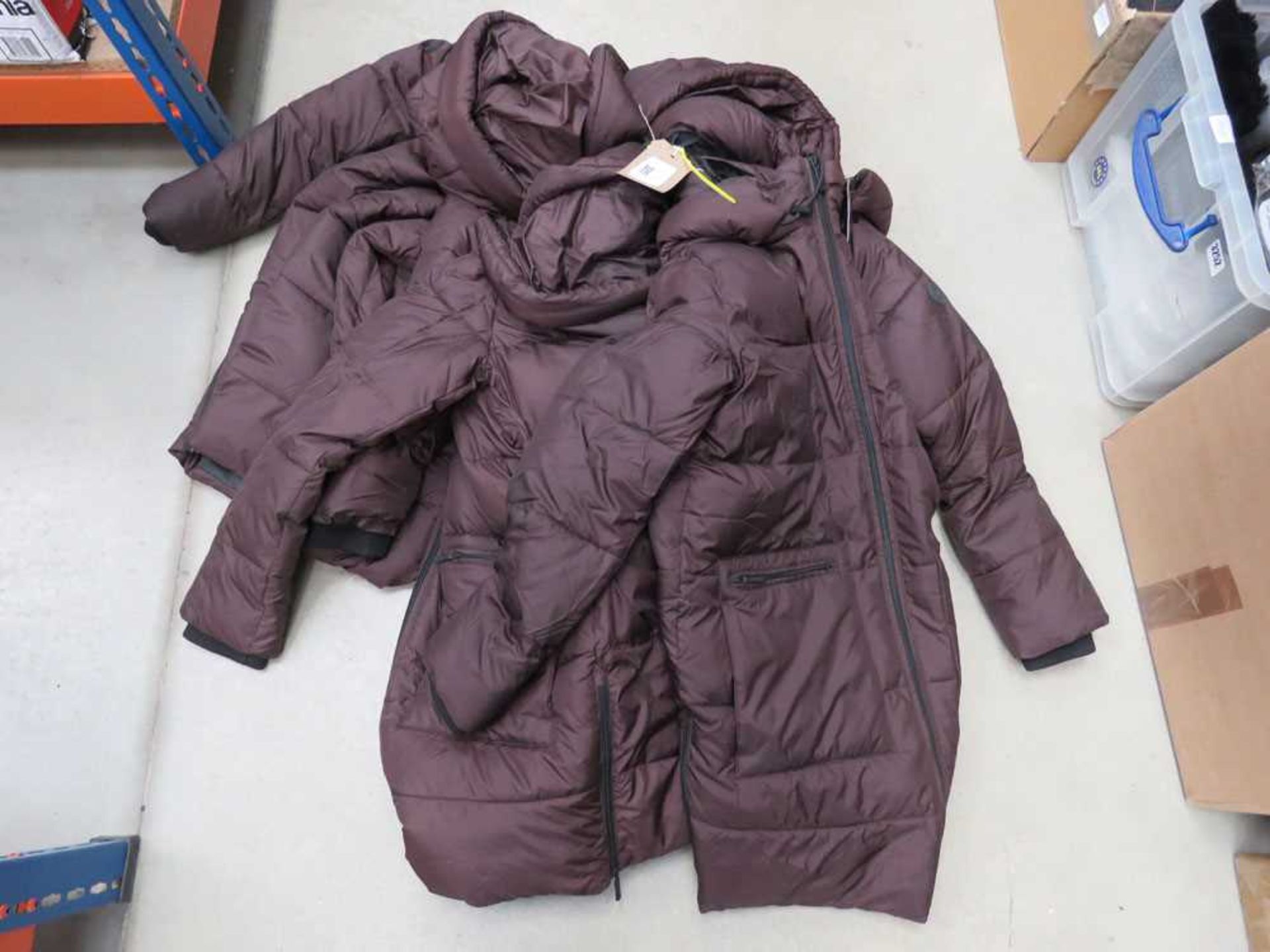 +VAT 4 ladies coats by Weatherproof in brown, size S