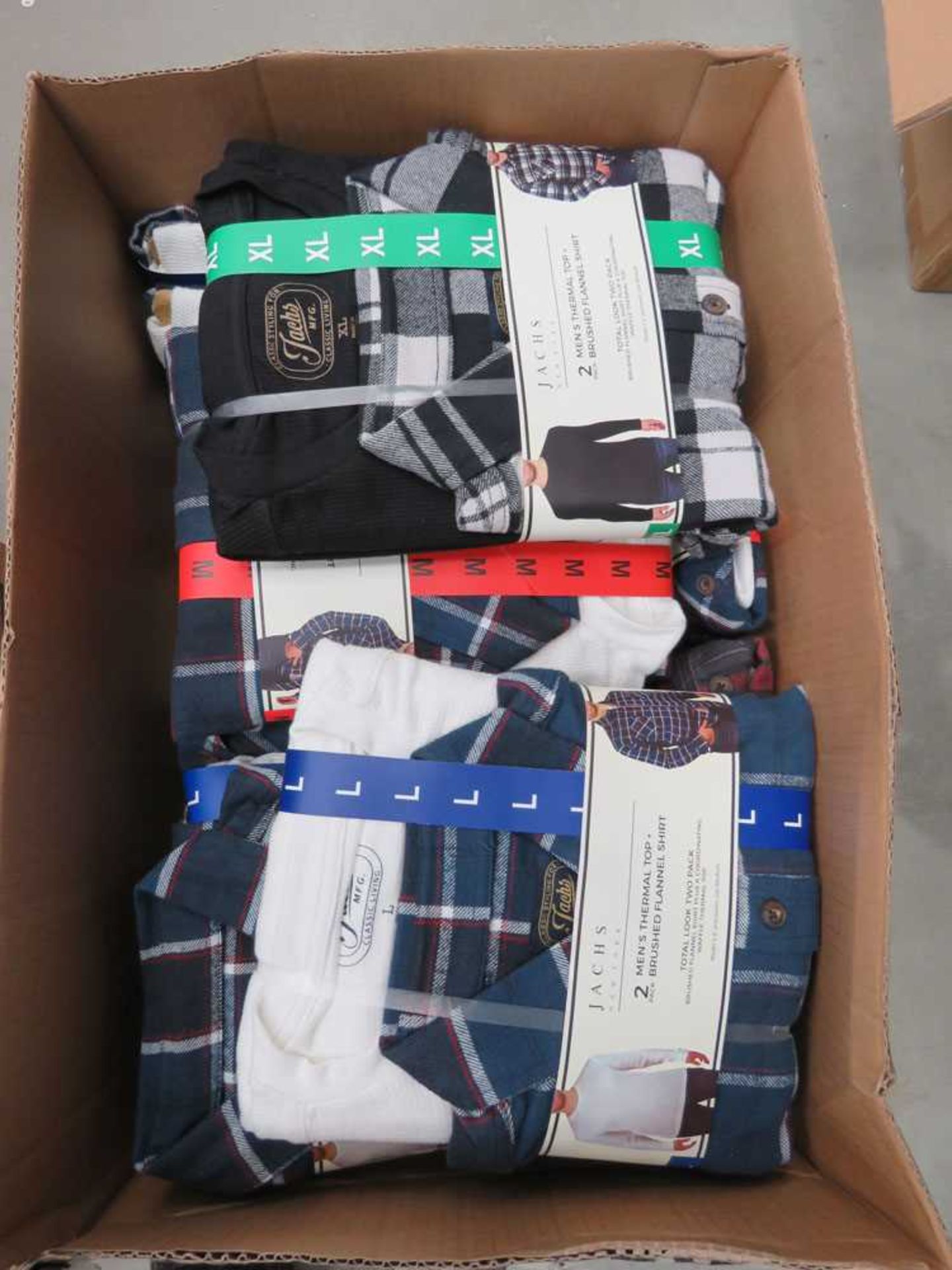 +VAT Box containing approx. 18 Jachs of New York shirt and long sleeve thermal tops