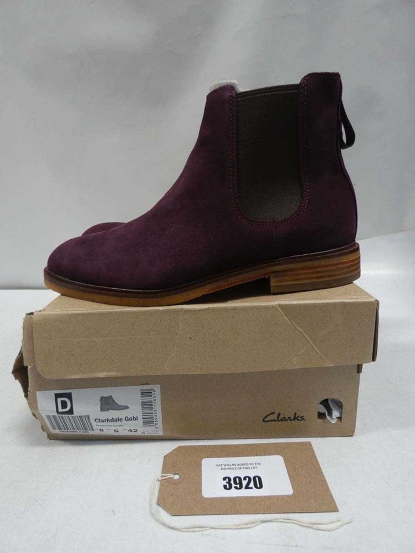 +VAT Clarks Clarkdale Gobi boots size 8 (used)