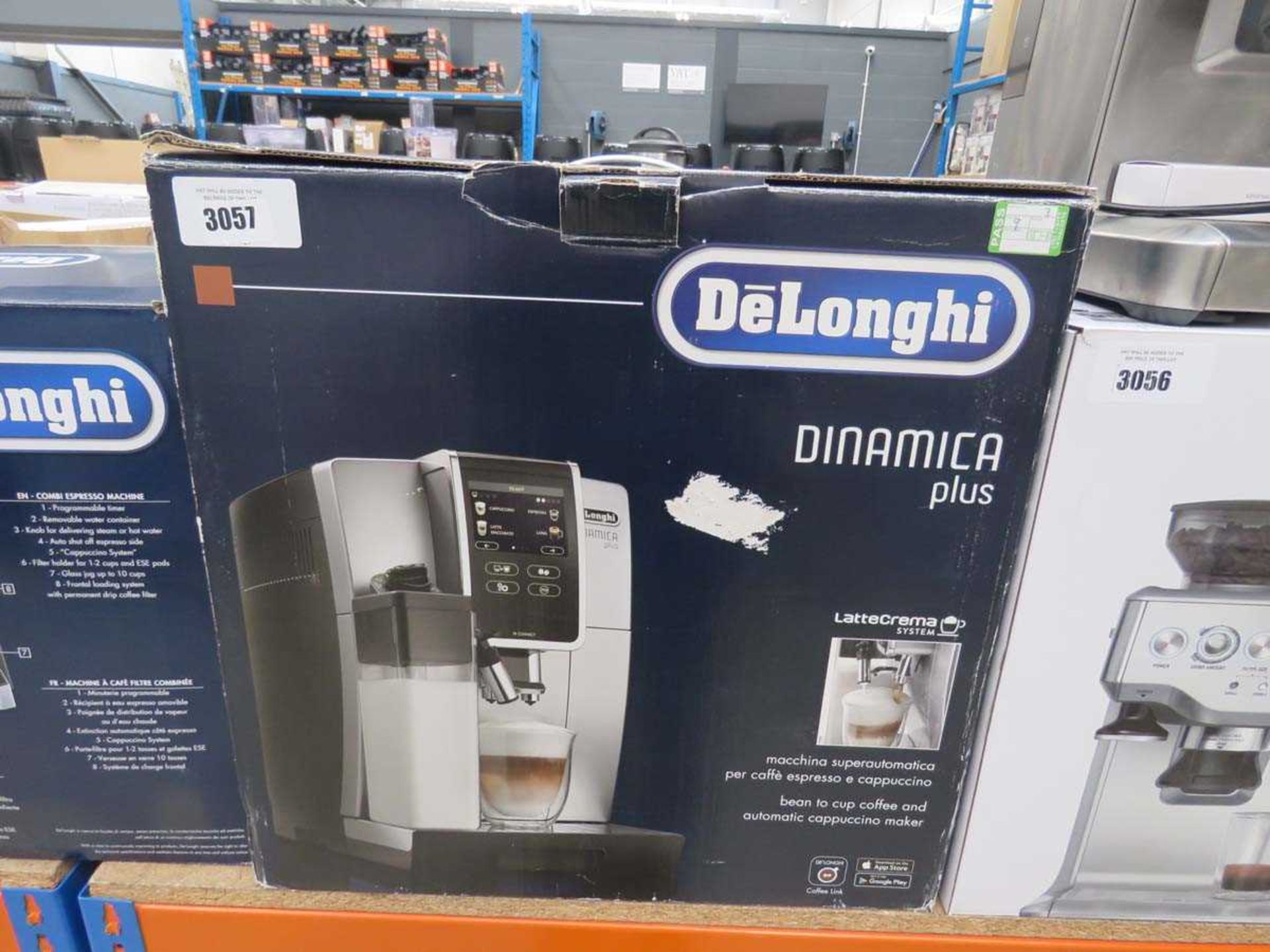 +VAT Delonghi Dinamica Plus coffee machine with box