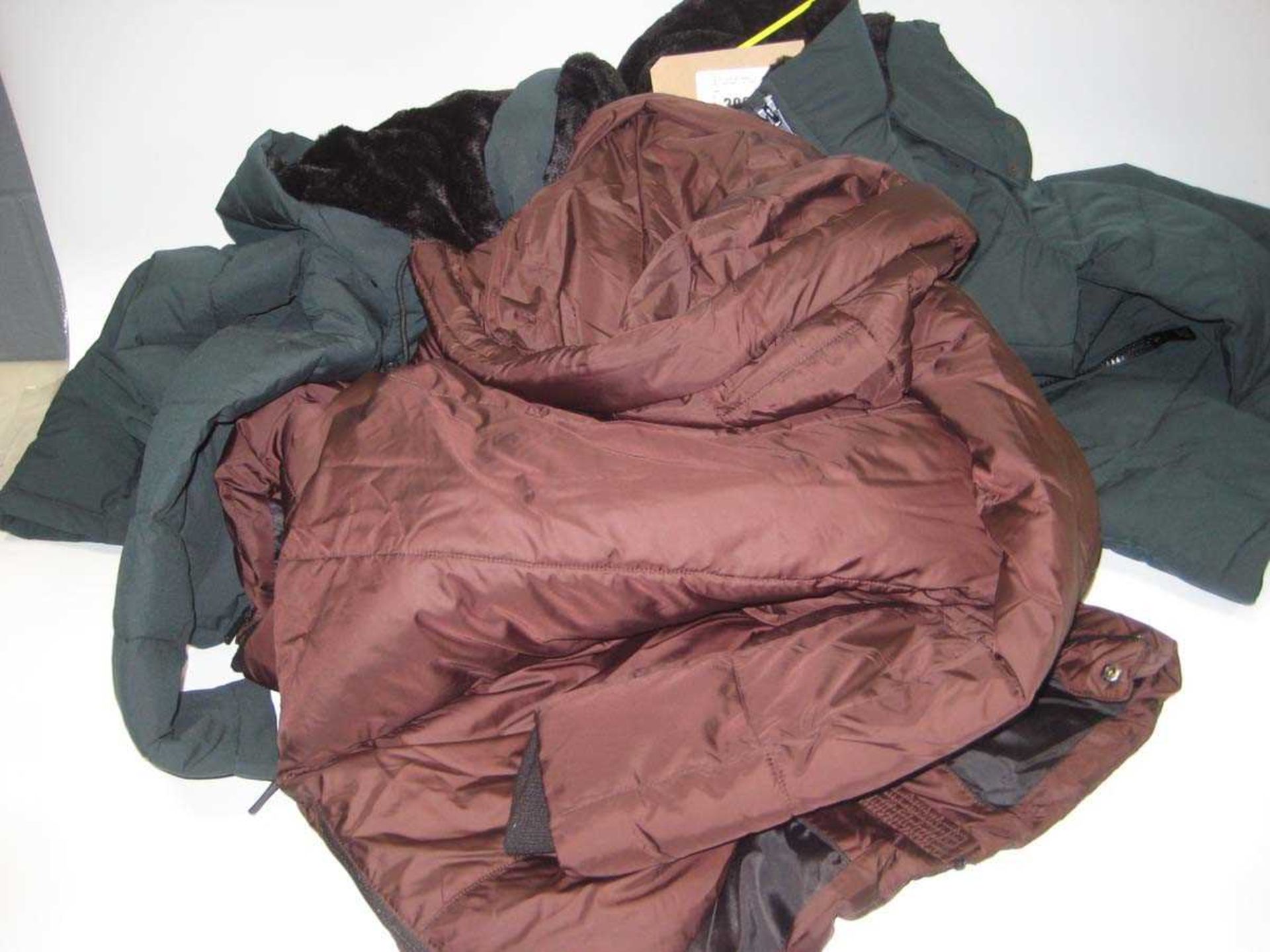 +VAT 4 ladies coats by Andrew Marc inc. 2 quilted brown with hoods, various sizes