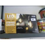 +VAT Box of LED vintage garden string lights (14.6m)