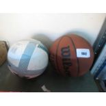 +VAT Wilson basketball with Mitre football