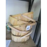 5 small trugs