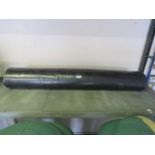 Roll of black plastic membrane