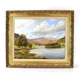 Peter McKay (b.1947),'Rydal Water',signed,oil on canvas,38 x 49 cmCondition report: Framed