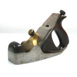 Norris no. 50 metal bodied adjustable smoothing plane with rosewood infill and brass