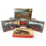 Five railway related modelling kits comprising:Revell BR02 loco,Revell BR43 loco,Minicraft 11102