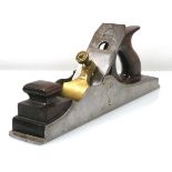 Norris A1 14 1/2 inch dovetailed panel plane with rosewood infill, brass lever and Buck & Ryan iron