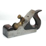 Spiers 7 1/2 inch smoothing plane with rosewood infill and brass lever