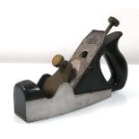 Norris A5 metal bodied adjustable smoothing plane with ebonized infill and brass lever