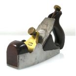 Norris A5 metal bodied adjustable smoothing plane with rosewood infill and brass lever