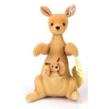 A limited edition Steiff Kanga and Roo bear, h. 30.5 cm