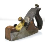 Norris A5 metal bodied adjustable smoothing plane with mahogany/beech infill and brass lever