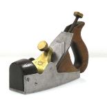 Norris A5 metal bodied adjustable smoothing plane with mahogany infill and brass lever