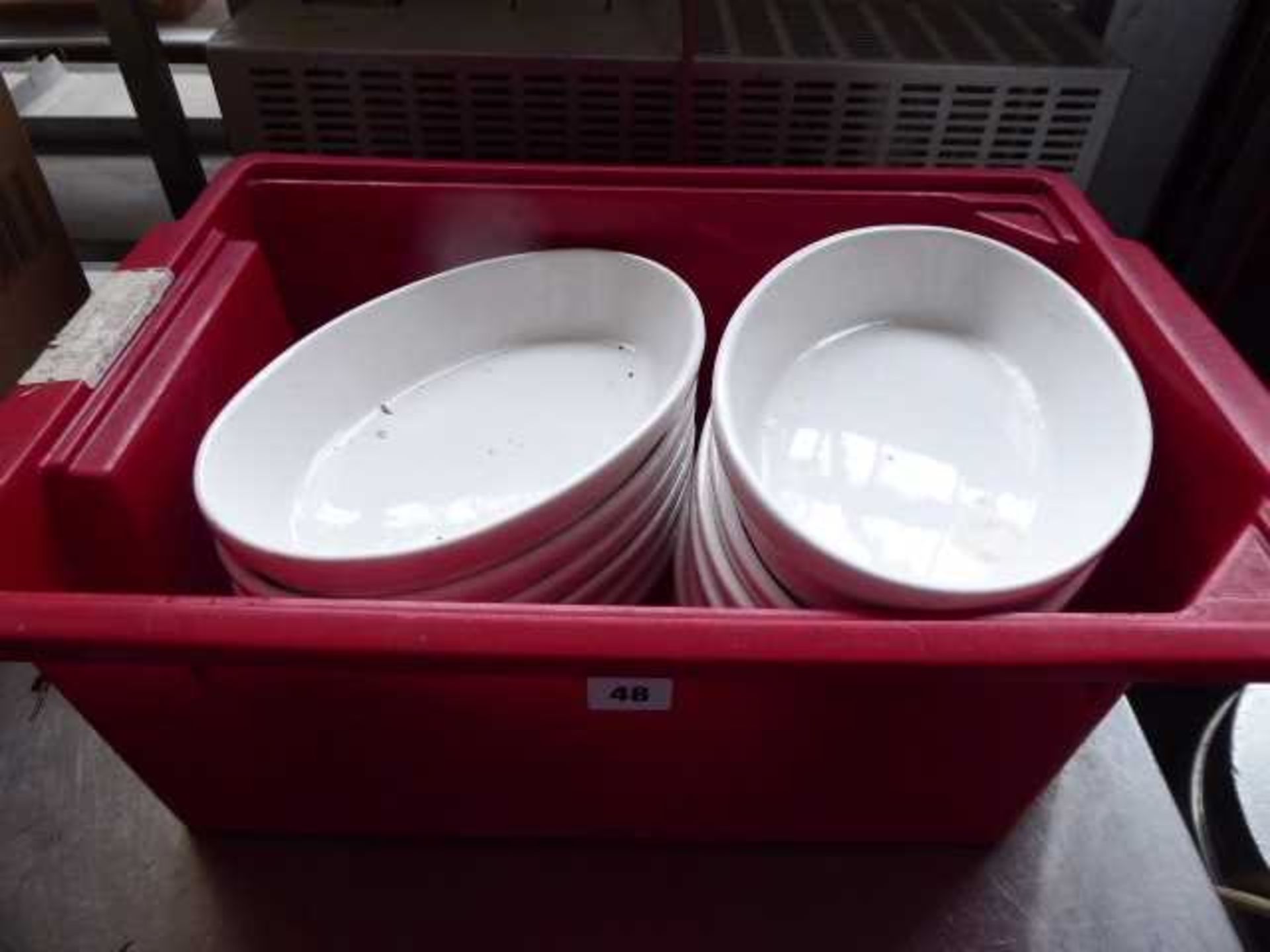 11x 28cm oval serving dishes