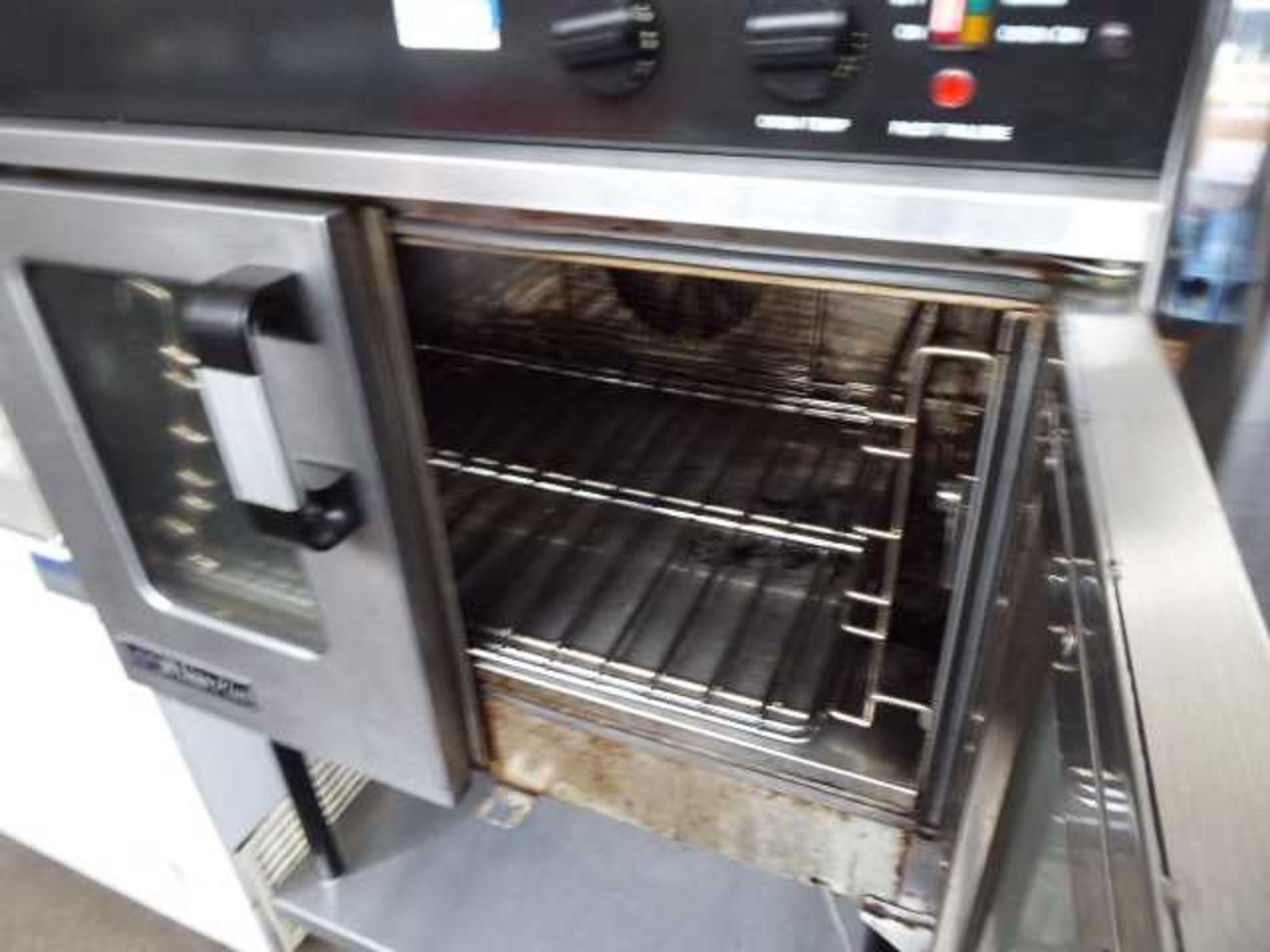 +VAT 90cm gas MLine Plus oven on stand - Image 2 of 2