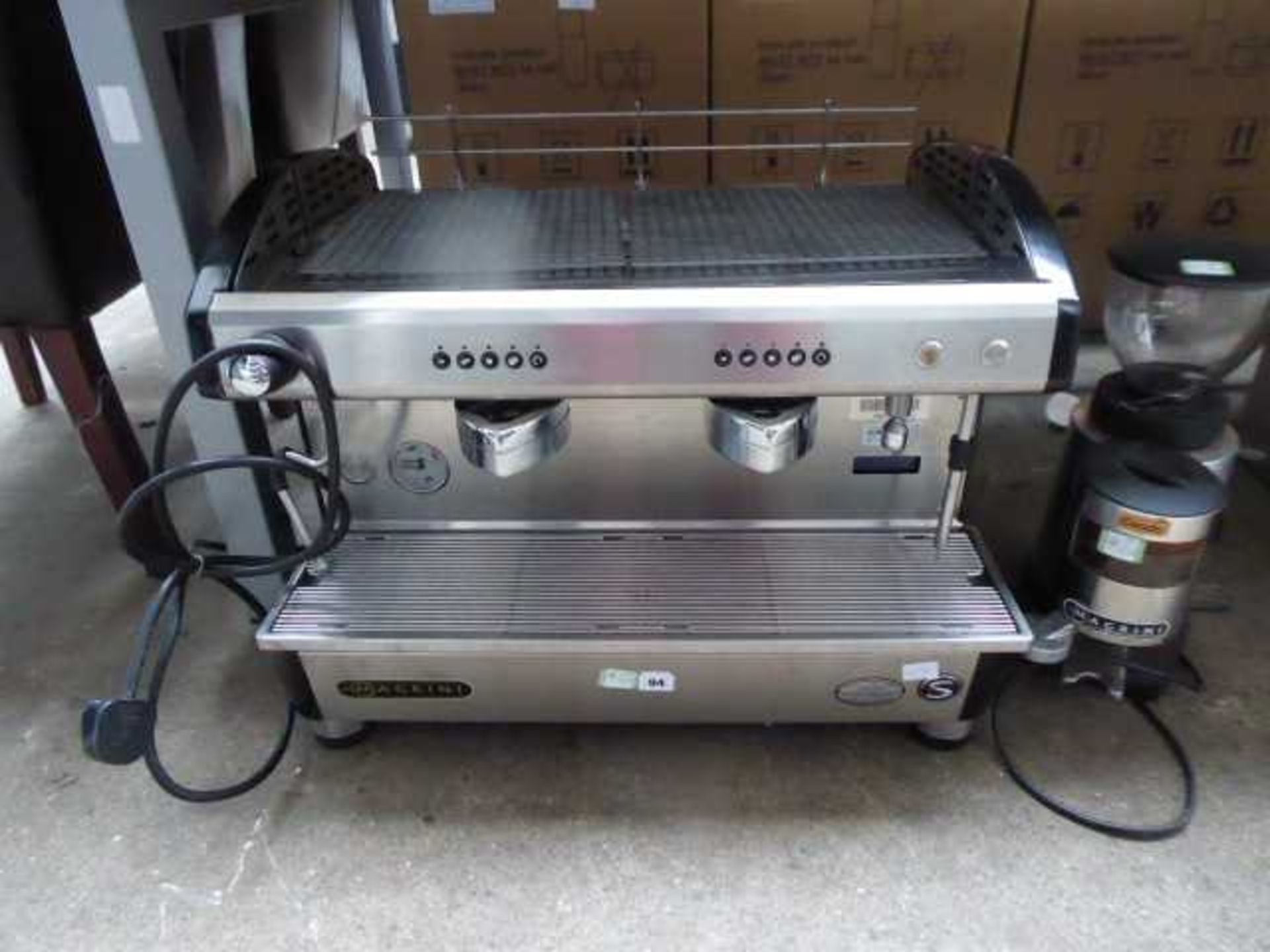 470 - (TN30) 70cm Magrini S series automatic 2 station coffee machine with 2 groupheads and a