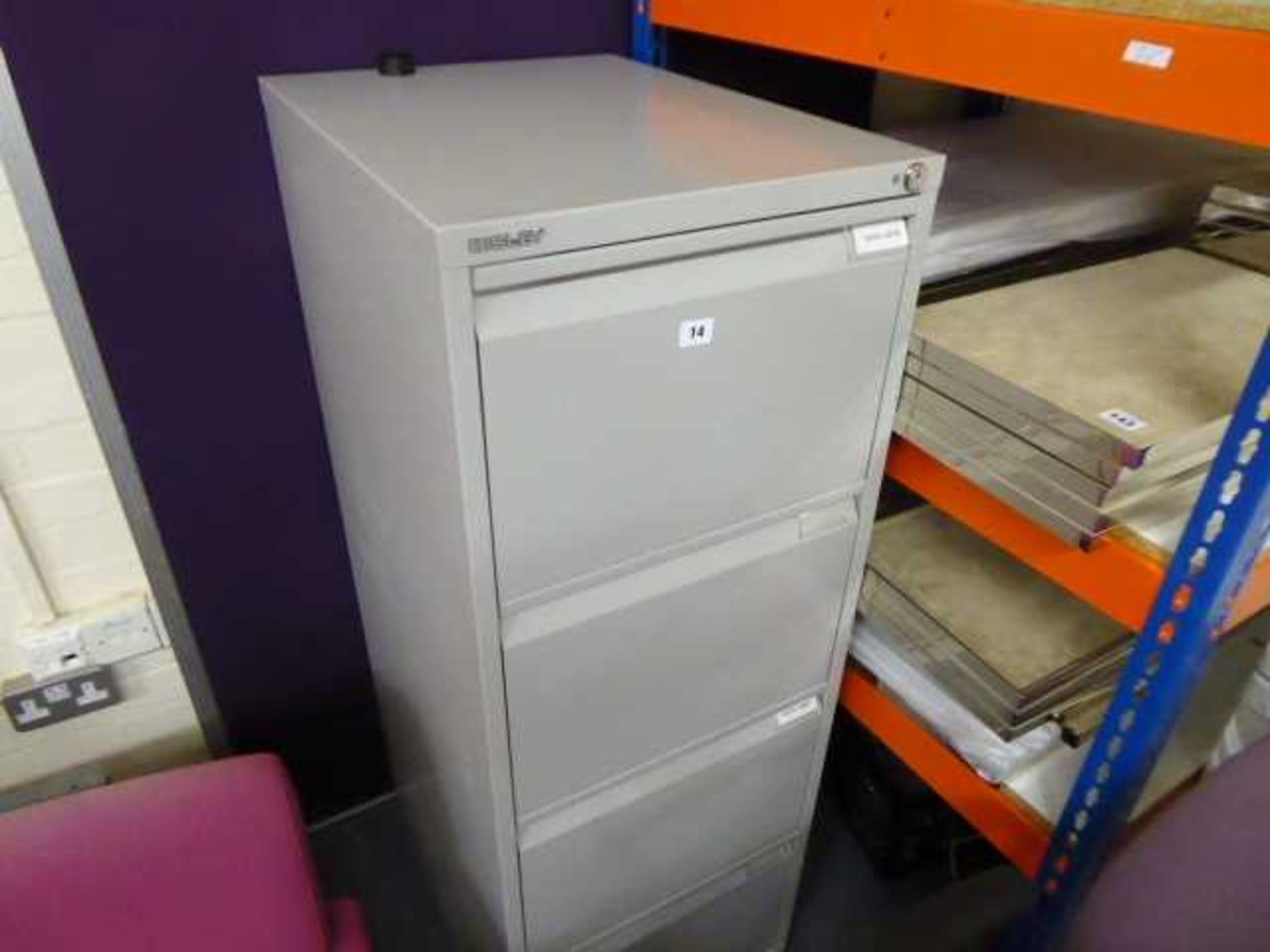 +VAT 4 drawer filing cabinet