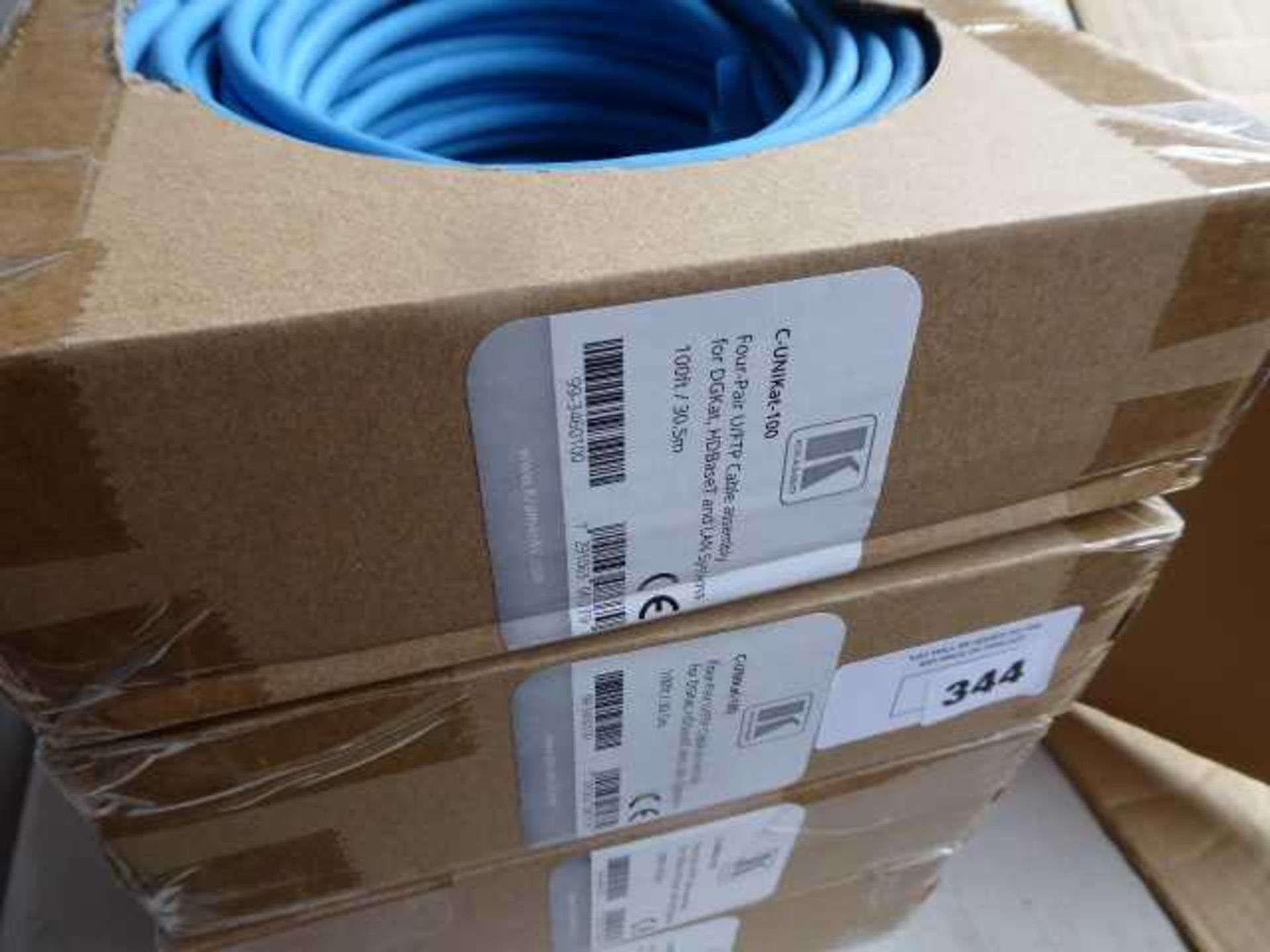 +VAT 10 rolls of Kramer cable assembly including 100ft and 125ft rolls - Image 2 of 3