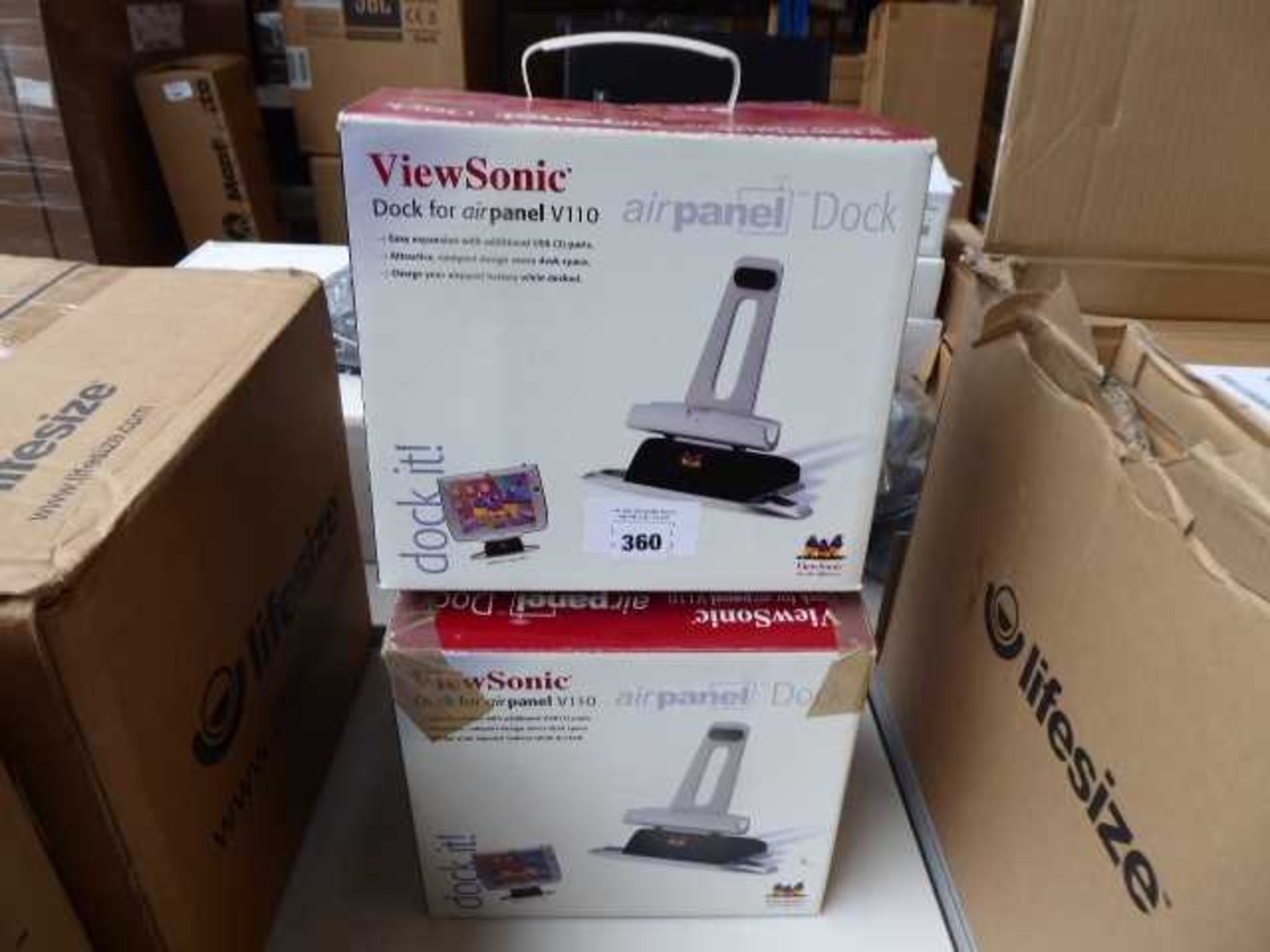 +VAT 2 View Sonic airpanel docks