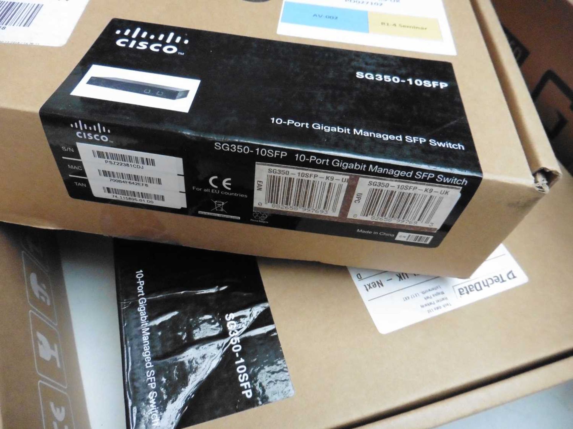 +VAT Qty of Cisco boxed parts including 2 boxed UC conference phones model CP8832 and 2 boxed 10 por - Image 4 of 7