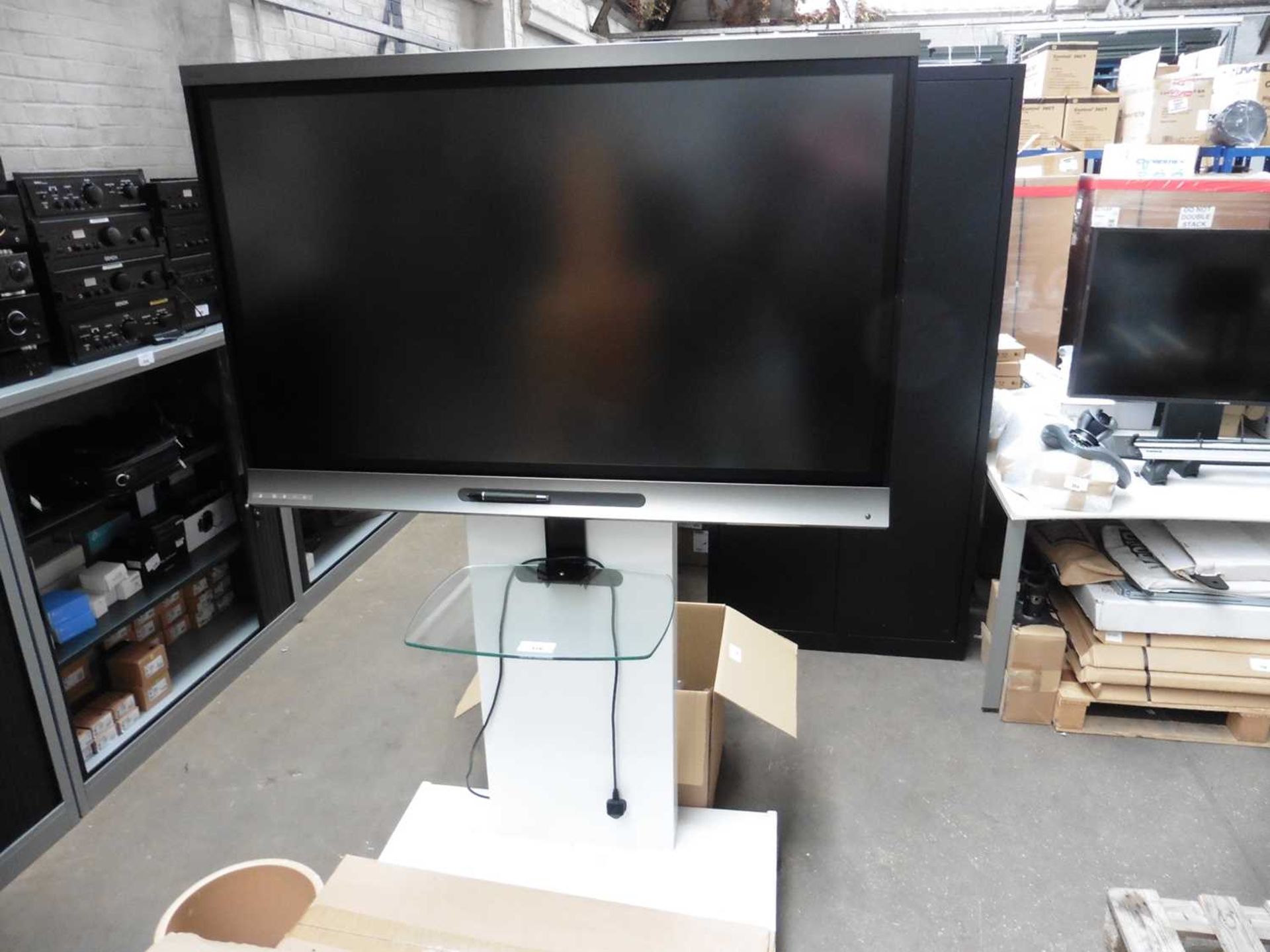 +VAT Smart board interactive display SBIB8055I-G5 LCD monitor with mobile stand
