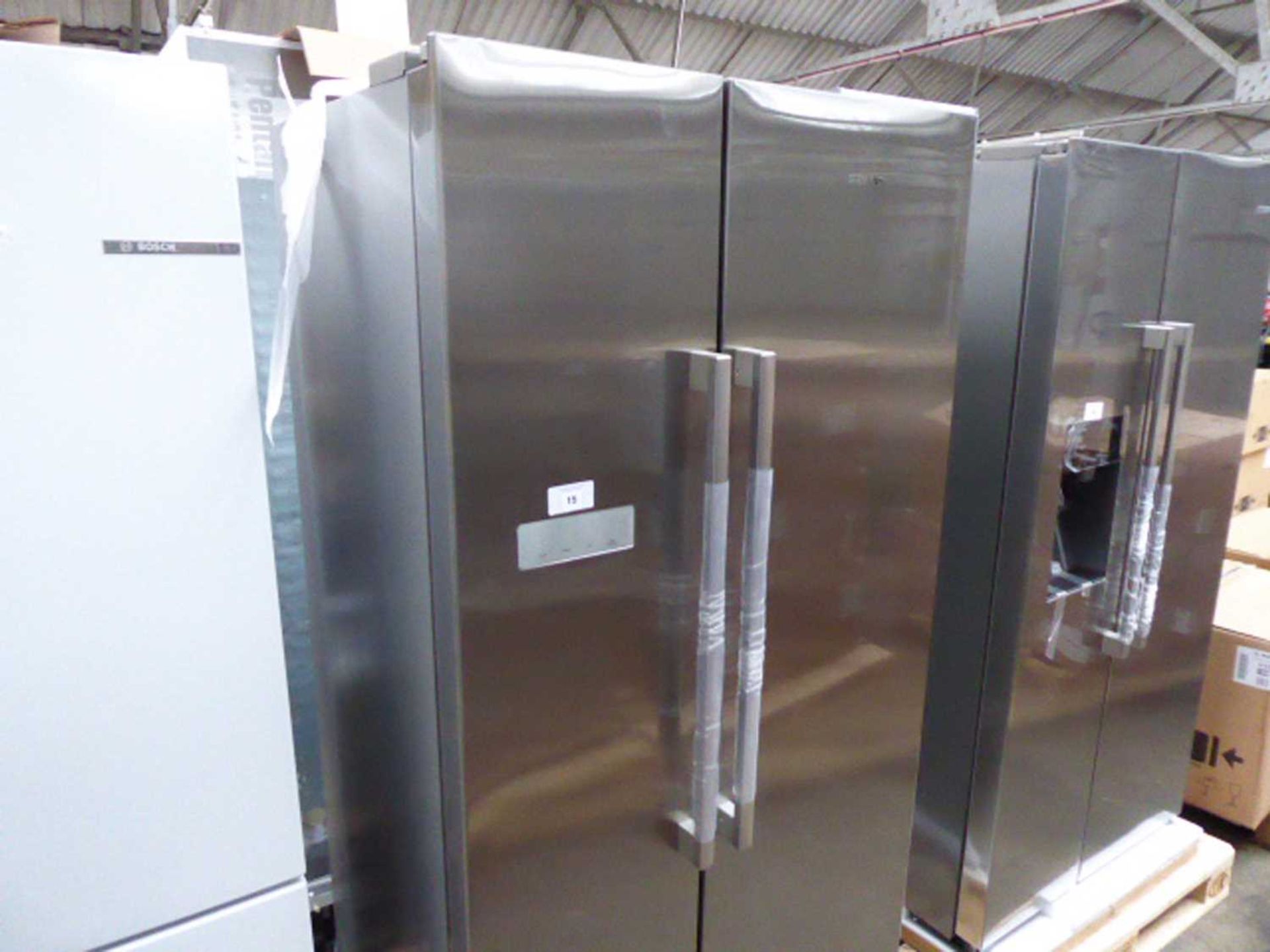 +VAT KA93NVIFP-B - Siemens - Side-by-side fridge-freezer