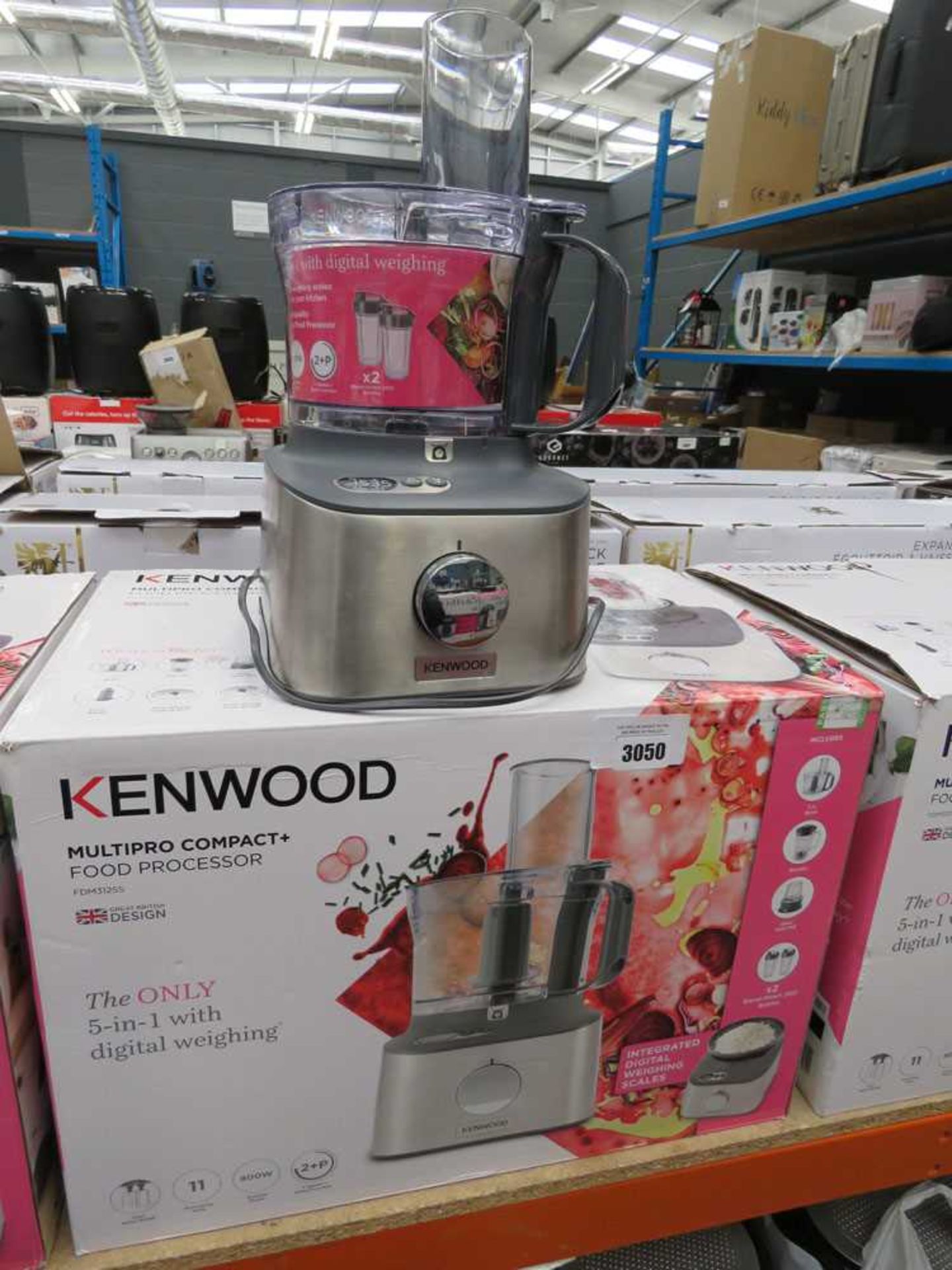 +VAT Kenwood Multi Pro Compact food processor with box