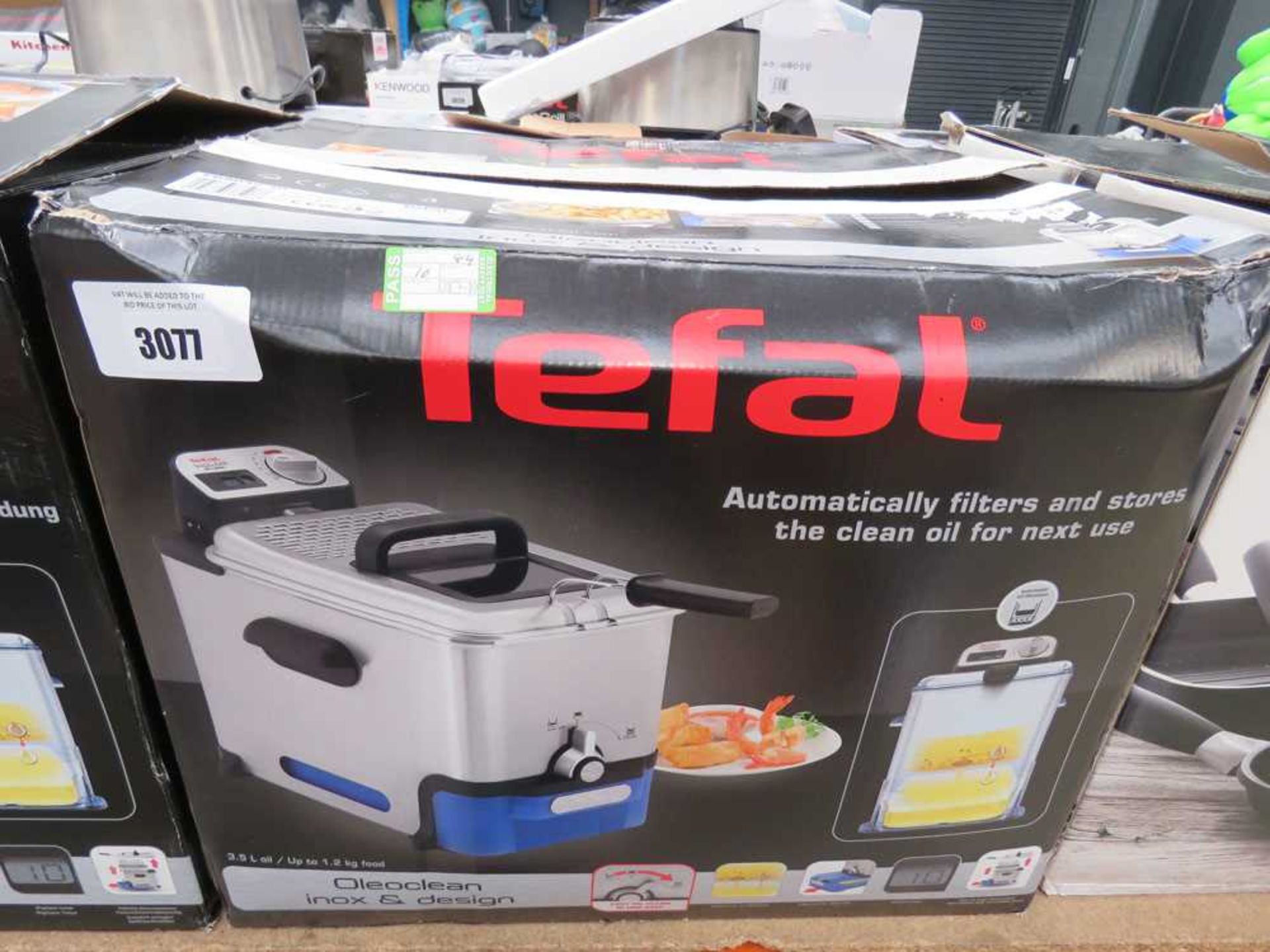 +VAT Tefal filter fryer in box