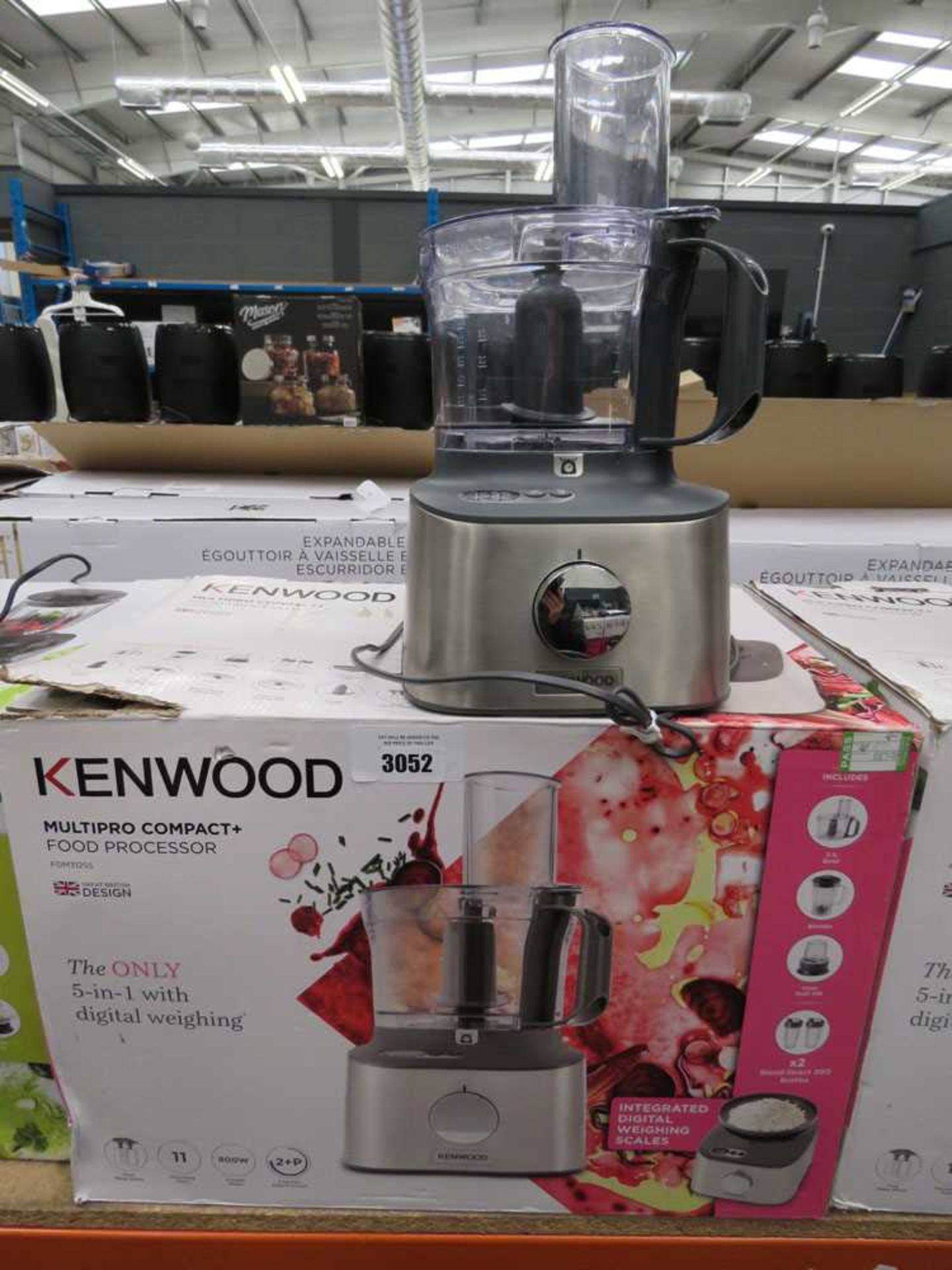 +VAT Kenwood Multi Pro Compact food processor with box