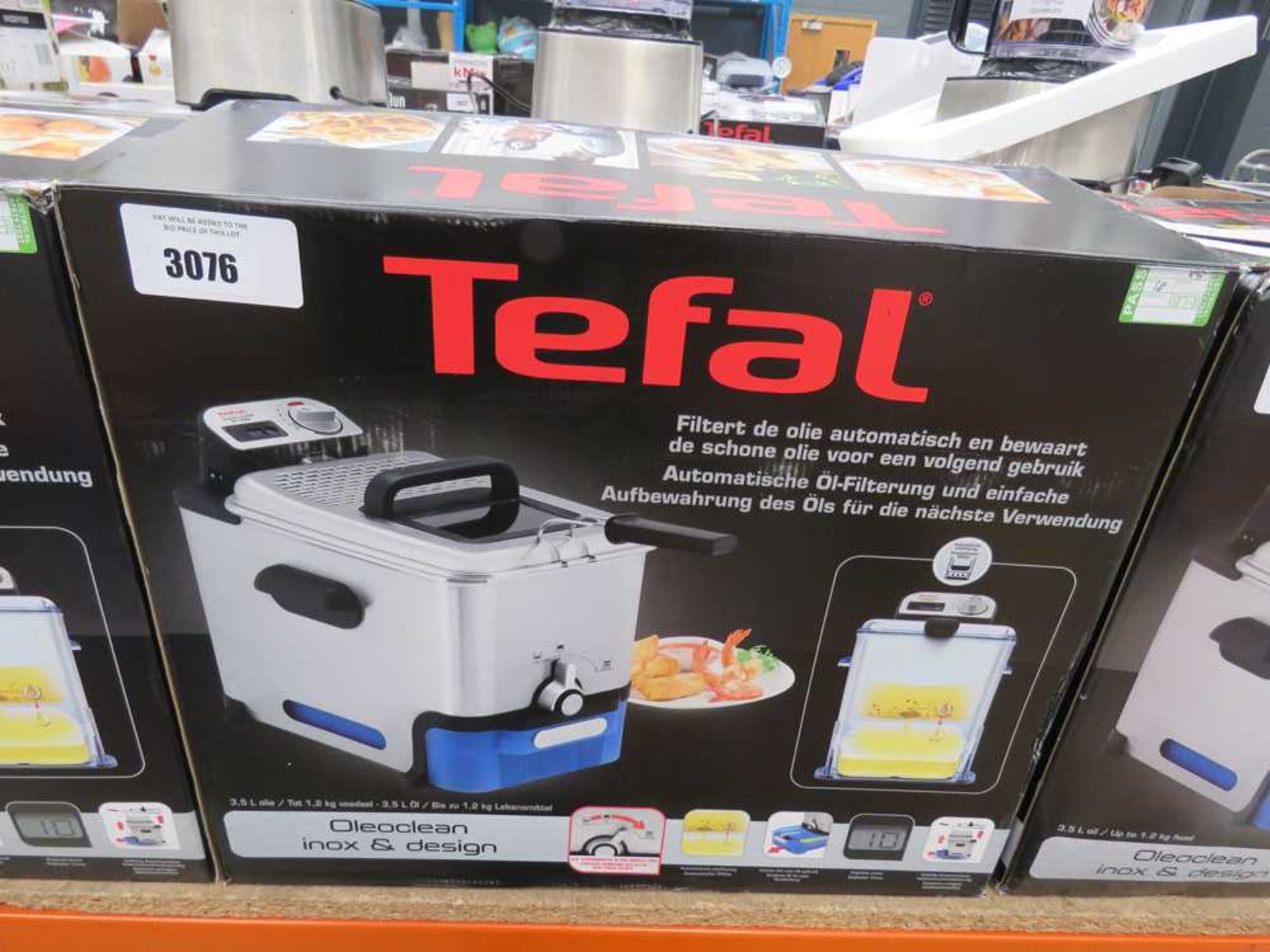 +VAT Tefal filter fryer in box