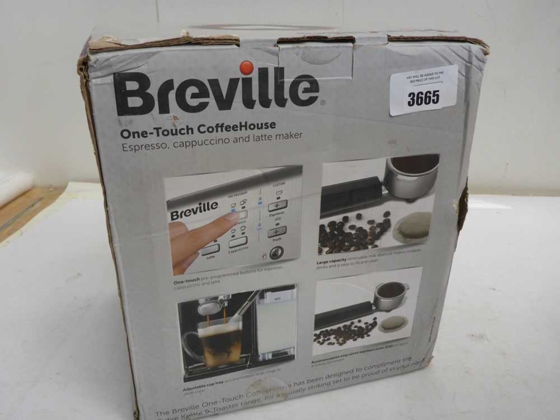 +VAT Breville One Touch coffee maker