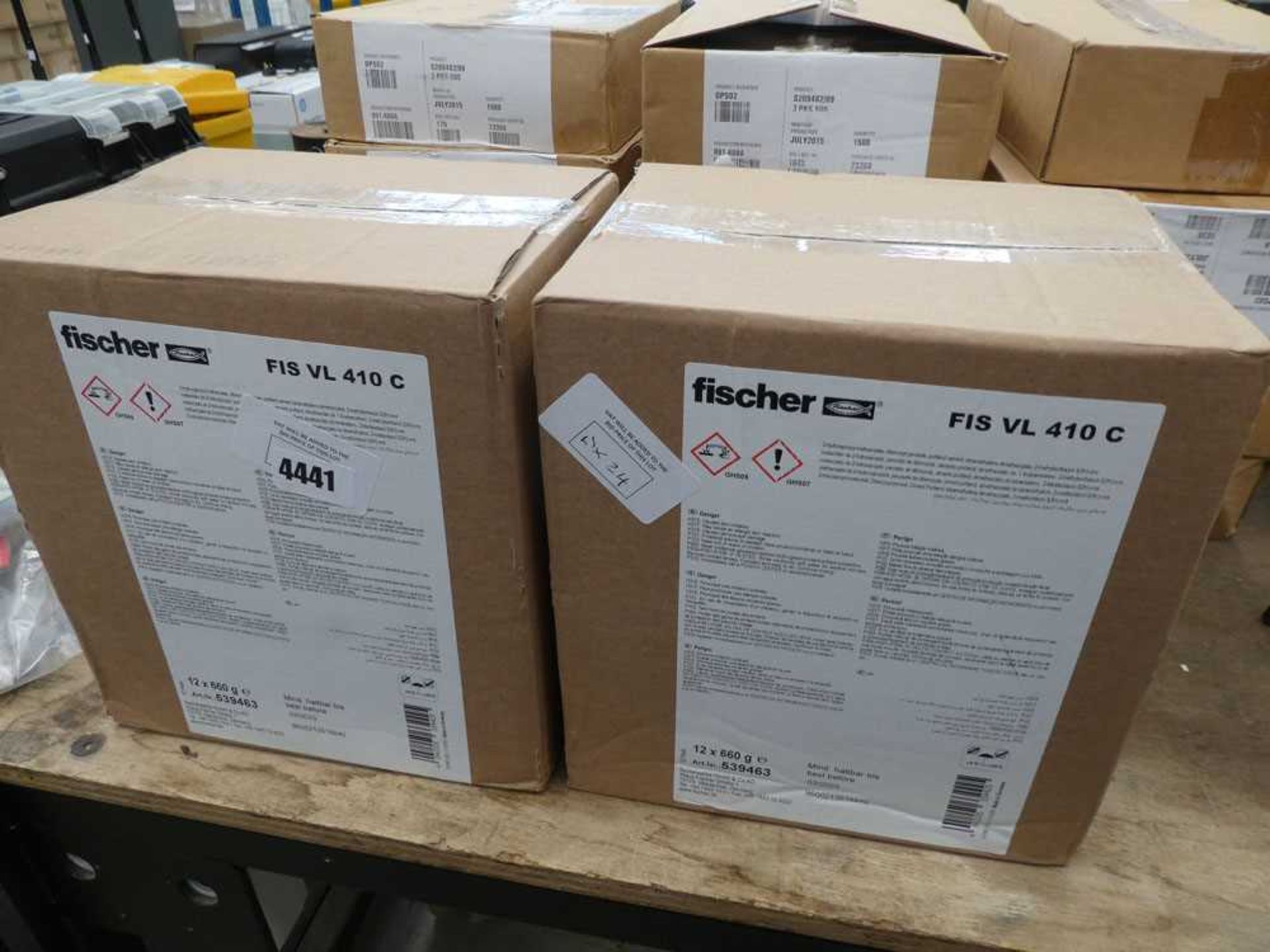 +VAT 2 boxes of Fischer FISVL410 chemical