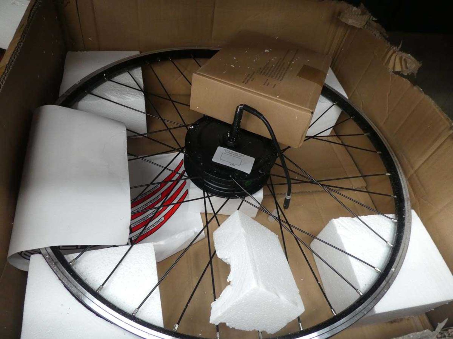 +VAT Bike wheel with electric conversion