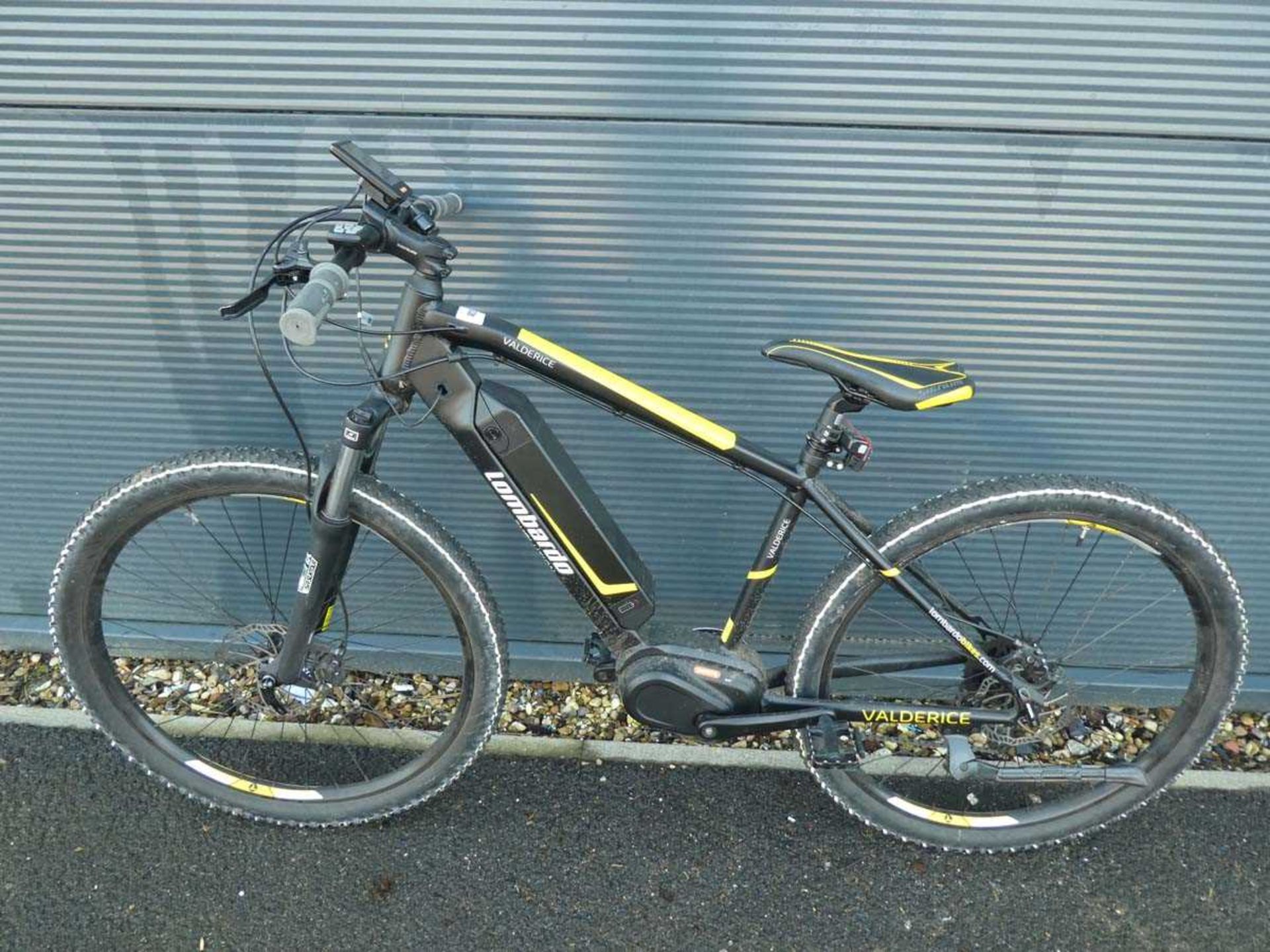 +VAT Lombardo yellow and black battery powered electric mountain bike