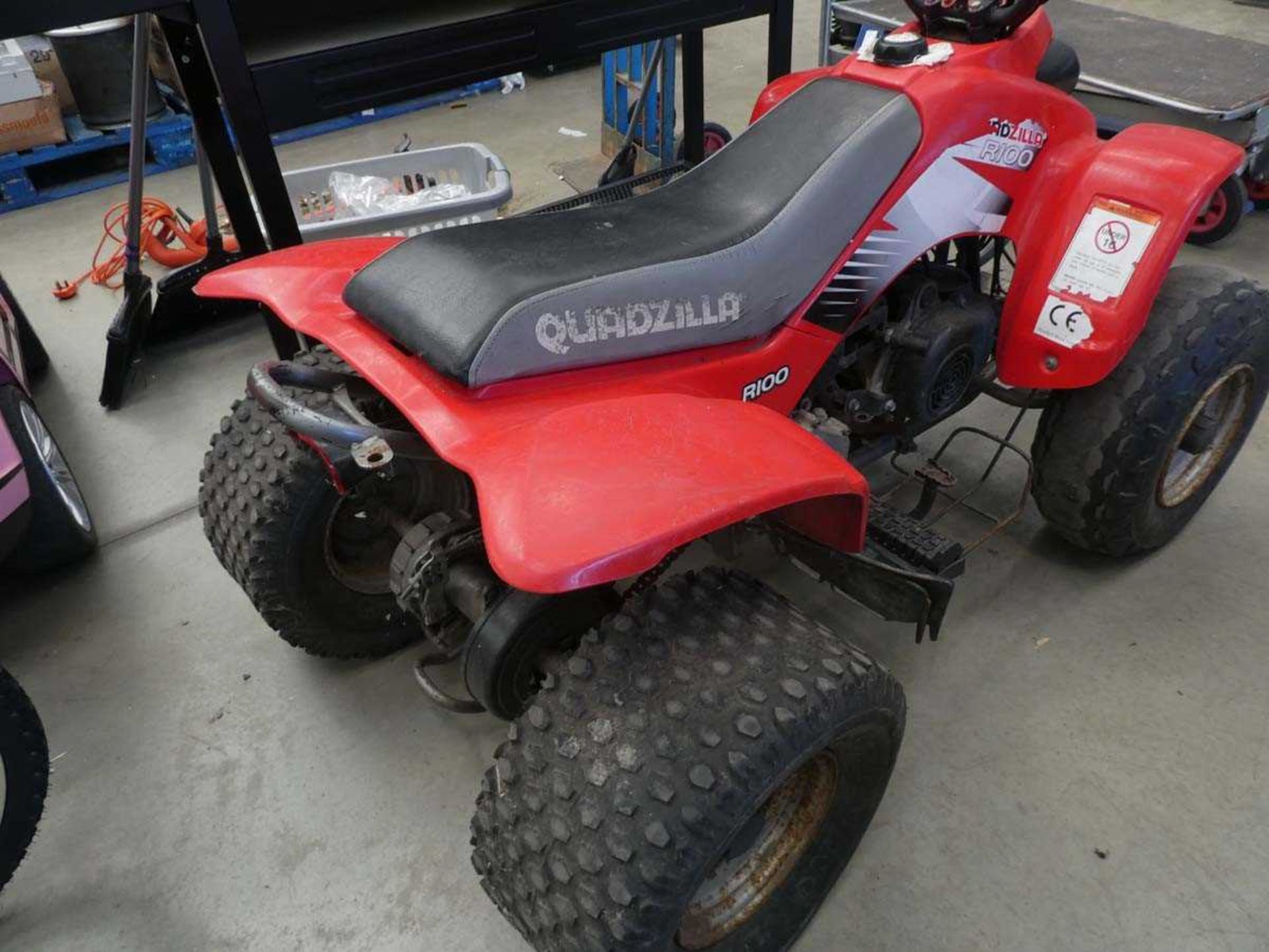 Quadzilla R100 petrol powered quad bike - Image 3 of 3